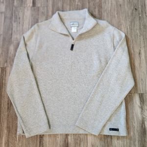 Pendleton 1/4 Zip Light Gray Large